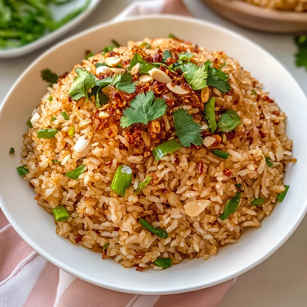 Chili Oil Sinangag (Fried Garlic Rice)