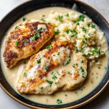 Creamy Garlic Parmesan Chicken Breast