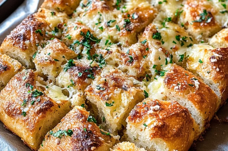 Crispy and Cheesy Garlic Parmesan Focaccia Bread You’ll Love