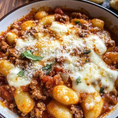 Easy Stovetop Gnocchi Lasagna