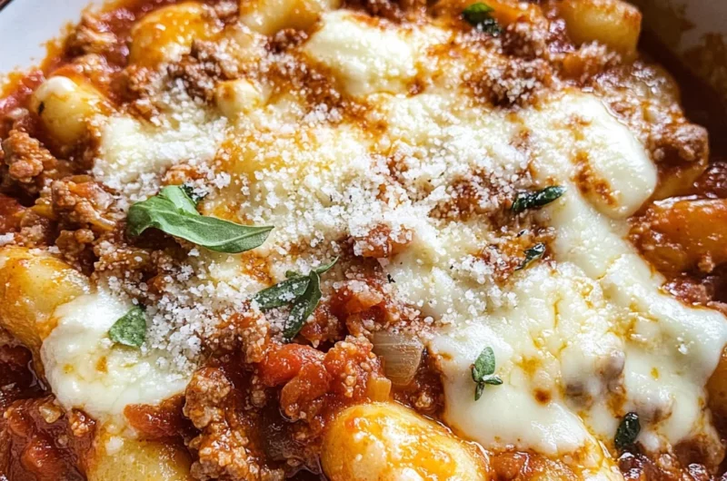 Easy Stovetop Gnocchi Lasagna