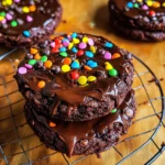 Fudgy Cosmic Brownie Cookies