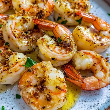 Garlic Parmesan Roasted Shrimp Recipe