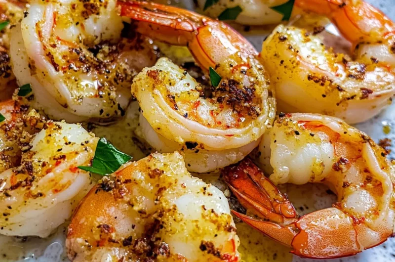 Garlic Parmesan Roasted Shrimp Recipe