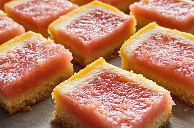 Grapefruit Bars