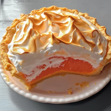 Grapefruit Meringue Pie