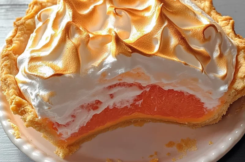 Grapefruit Meringue Pie