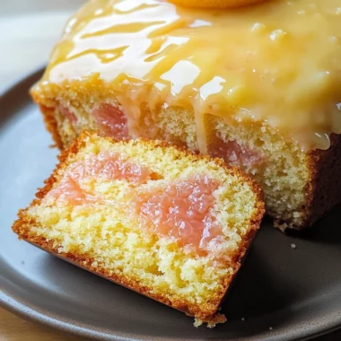 Grapefruit Yogurt Cake