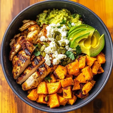 Grilled Chicken & Sweet Potato Bowl