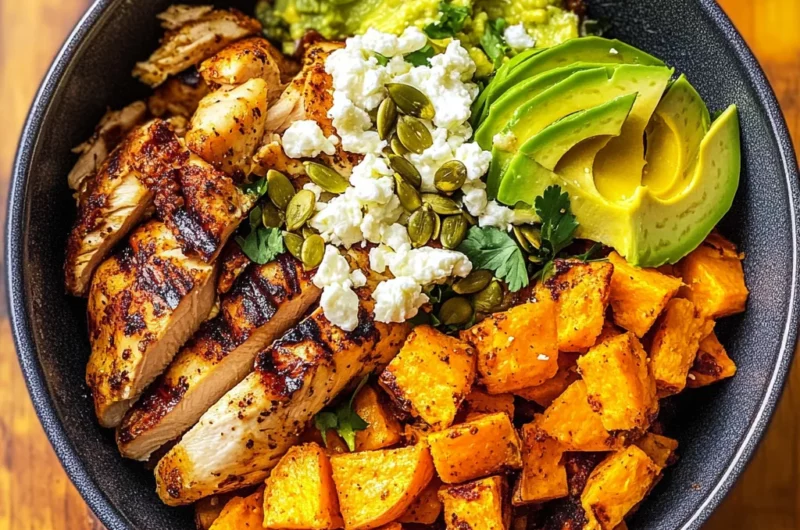 Grilled Chicken & Sweet Potato Bowl