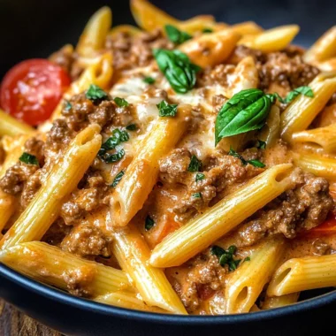 High Protein Creamy Beef Pasta Recipe for Quick Weeknight Dinners