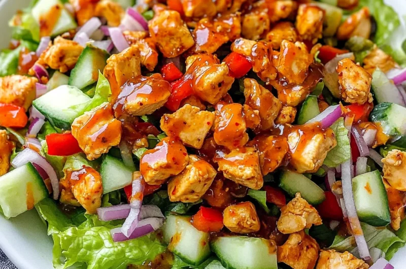 Honey Hot Chicken Salad