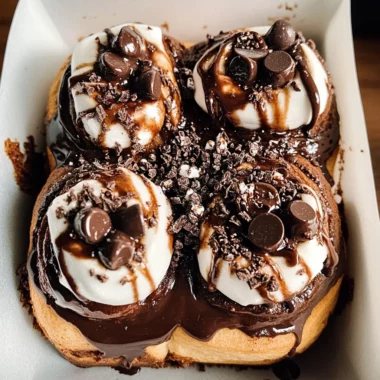 Hot Chocolate Cinnamon Rolls