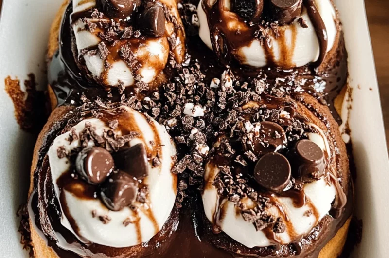Hot Chocolate Cinnamon Rolls