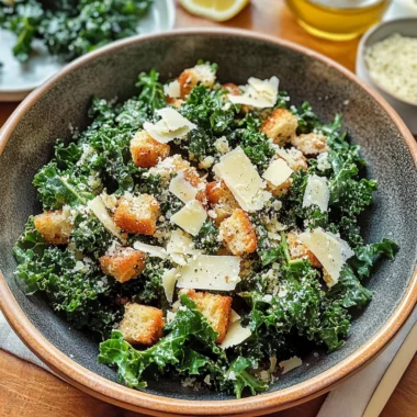 Lemony Parmesan Kale Salad