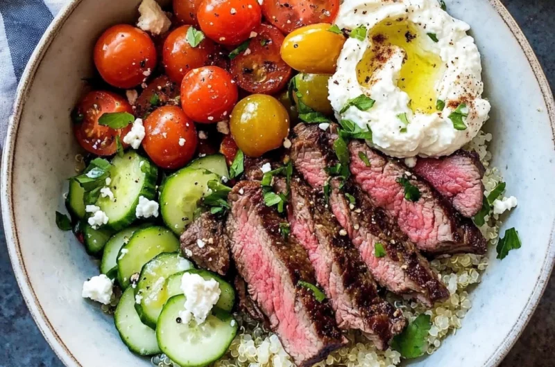 Mediterranean Steak Bowls