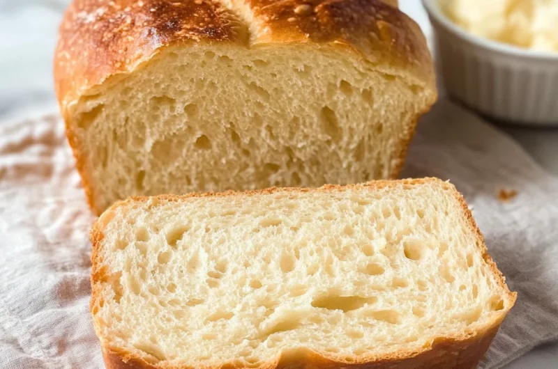 No Knead Sandwich Bread