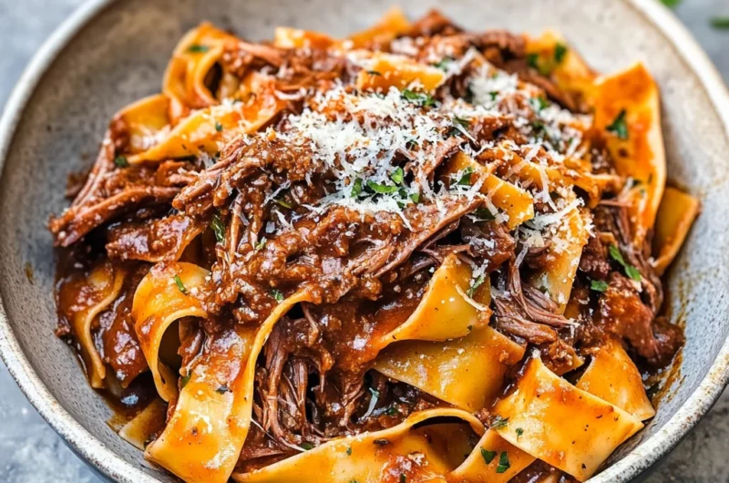 One Pot Short Rib Bolognese