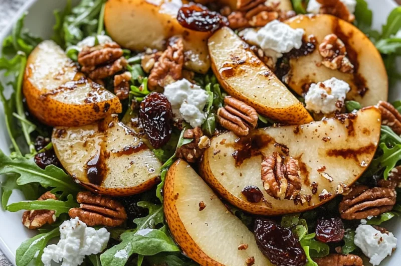 Pear Salad with Balsamic Vinaigrette