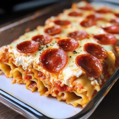 Pepperoni Pizza Lasagna Roll Ups