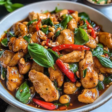 Spicy Thai Basil Chicken