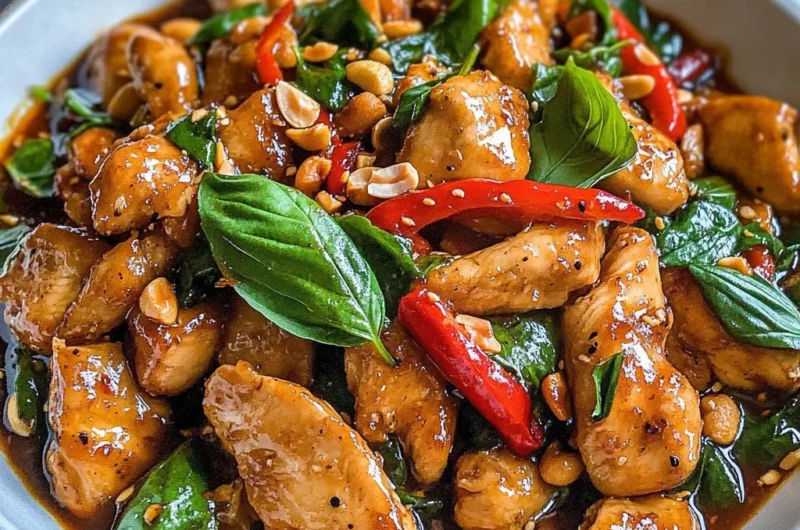 Spicy Thai Basil Chicken