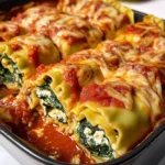 Spinach and Cheese Lasagna Pinwheels