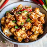 Sticky Sesame Cauliflower