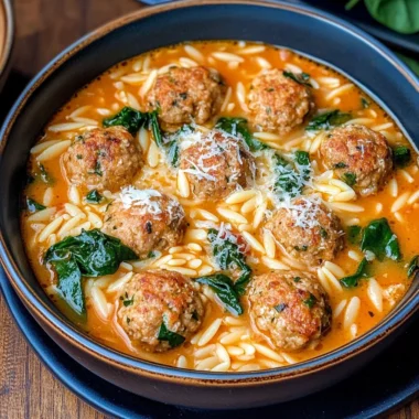 Turkey Meatball Soup