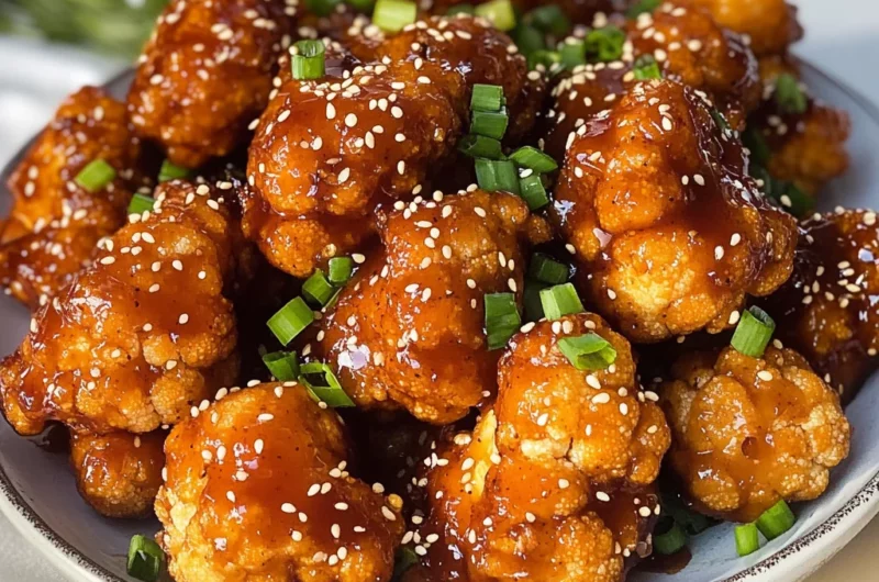 Vegan Gluten-free Teriyaki Cauliflower Wings