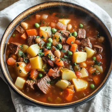 Vegetable Beef Soup Recipe
