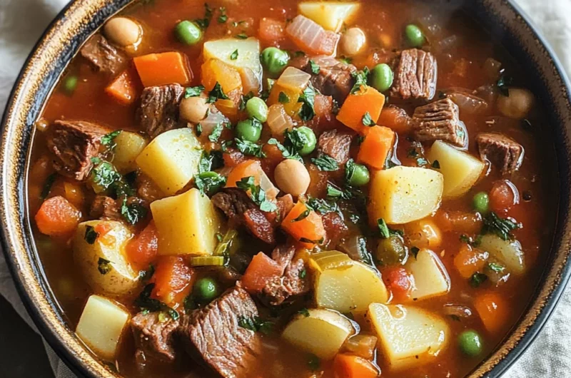 Vegetable Beef Soup Recipe