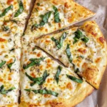White Pizza with Garlic Pizza Sauce