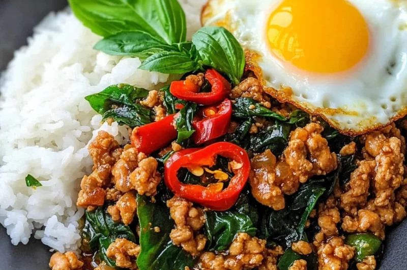 20 Minute Thai Basil Chicken (Pad Gai Krapow)