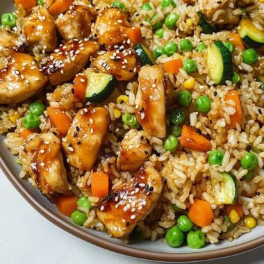 25-Minute Teriyaki Chicken Fried Rice Recipe
