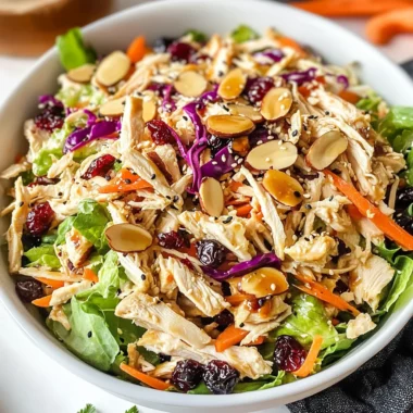 Asian Chicken Cranberry Salad
