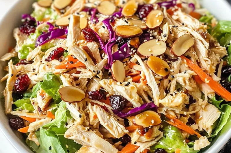 Asian Chicken Cranberry Salad