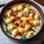 Bacon Cheddar Gnocchi Soup