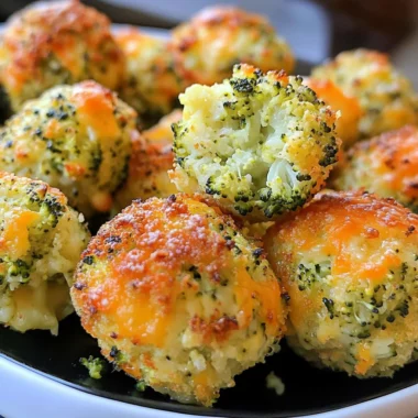 Baked Broccoli Cheese Balls