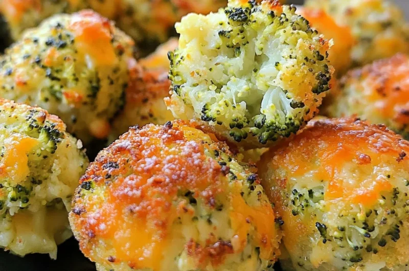 Baked Broccoli Cheese Balls