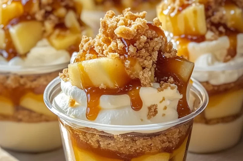Caramel Apple Dessert Cups