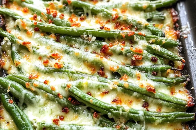 Cheesy Garlic Green Beans: An Amazing Ultimate Recipe