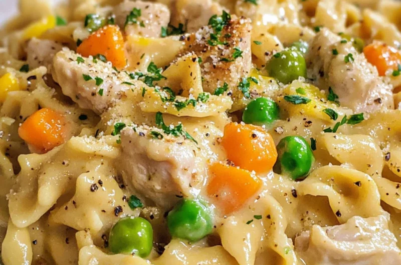 Chicken Pot Pie Pasta Recipe