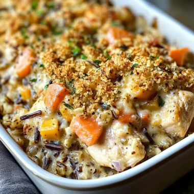 Chicken Wild Rice Casserole