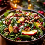 Christmas Salad with Honey Mustard Dressing