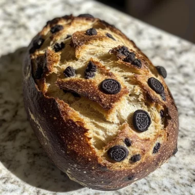 Cookies and Cream Sourdough Bread