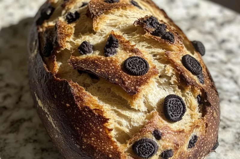 Cookies and Cream Sourdough Bread