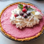 Cranberry Mousse Pie