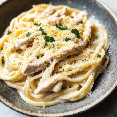 Creamy Lemon Chicken Pasta