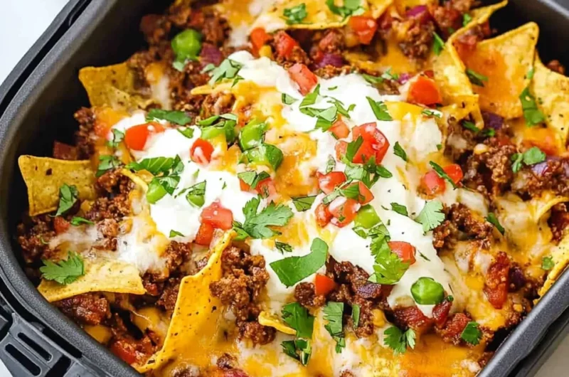 Crispy Air Fryer Nachos